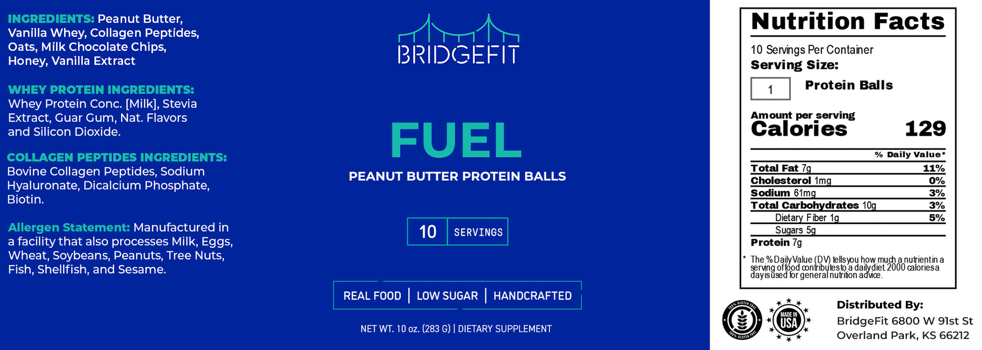 Fuel - Protein Balls - 1 Bag